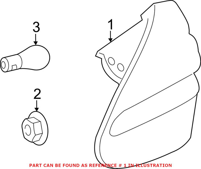 Mercedes Tail Light Assembly - Driver Side 2308200164