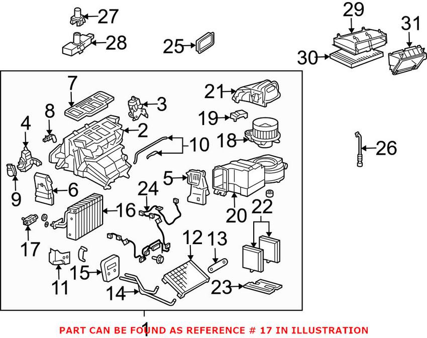 Mercedes A/C Expansion Valve 2308300184