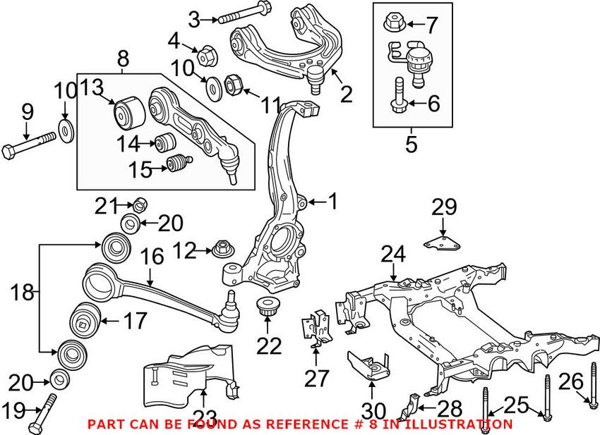 Mercedes Suspension Control Arm - Front Driver Left Lower Rearward 2313303900