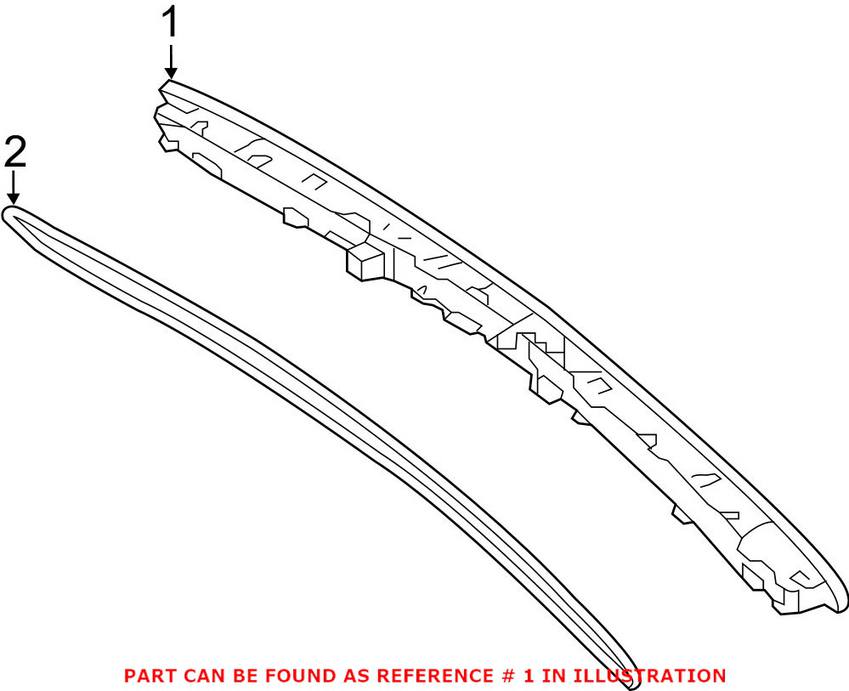 Mercedes Center High Mount Stop Light - Rear 2318200056