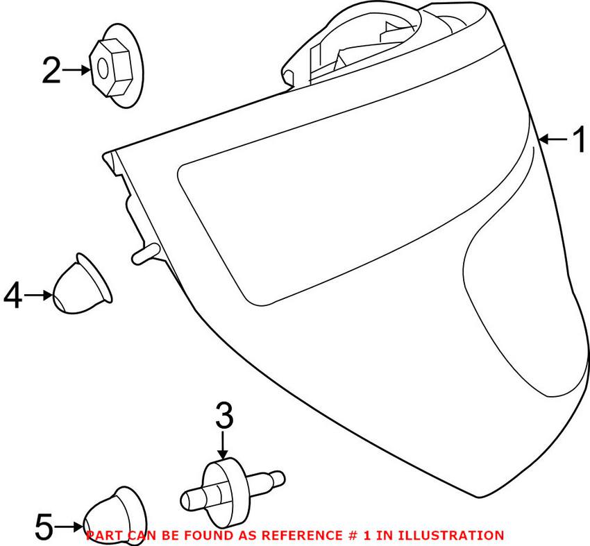 Mercedes Tail Light Assembly - Driver Left 2319066300