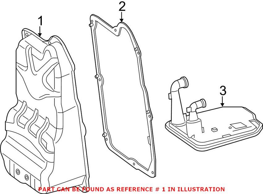 Mercedes Automatic Transmission Oil Pan 2463700112