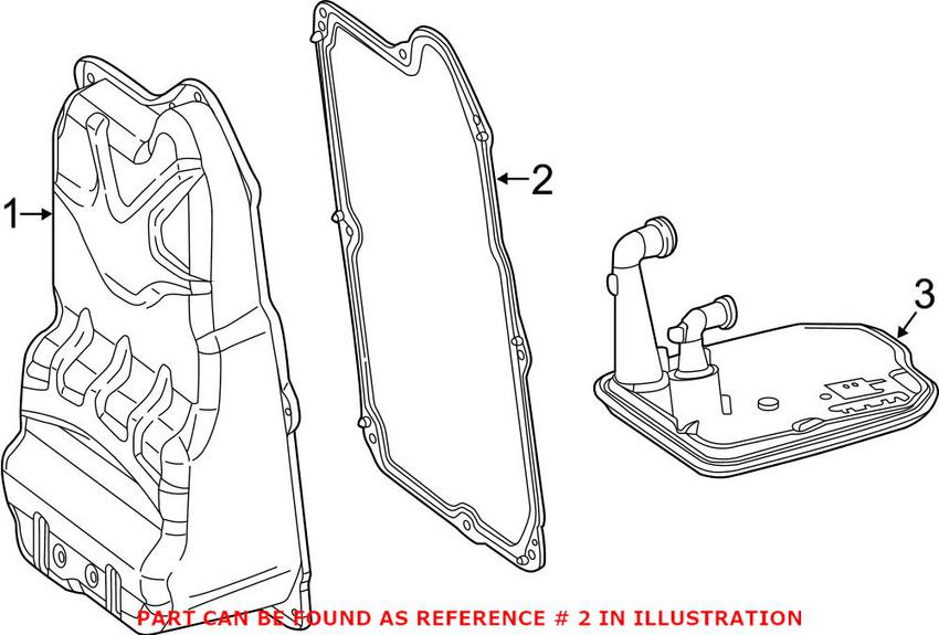 Mercedes Auto Trans Oil Pan Gasket 2463710780