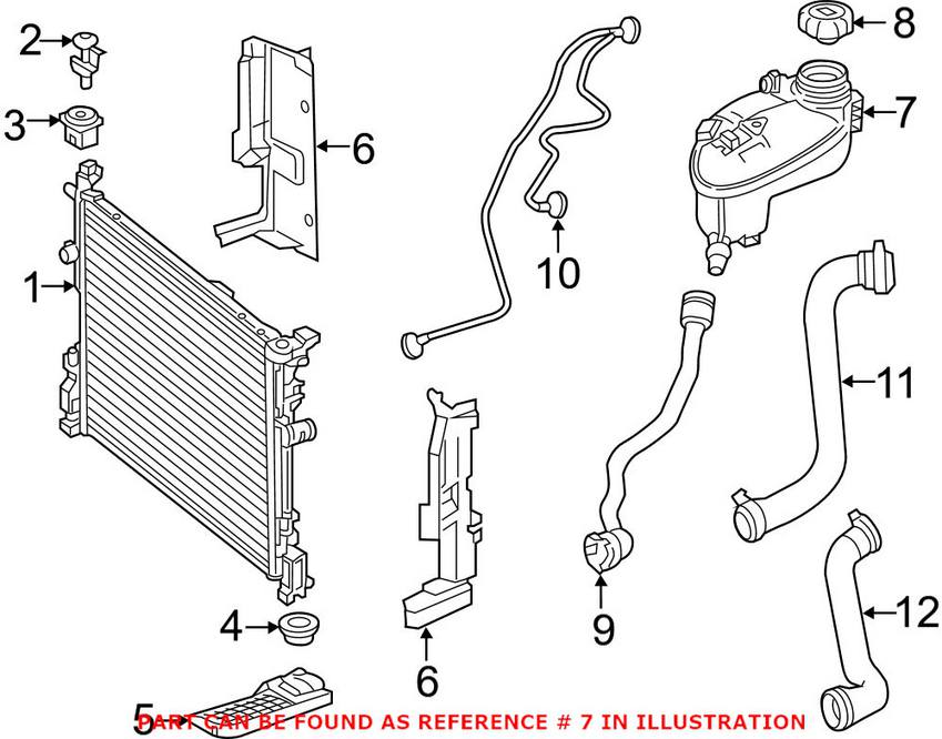 Mercedes Expansion Tank 2465000049