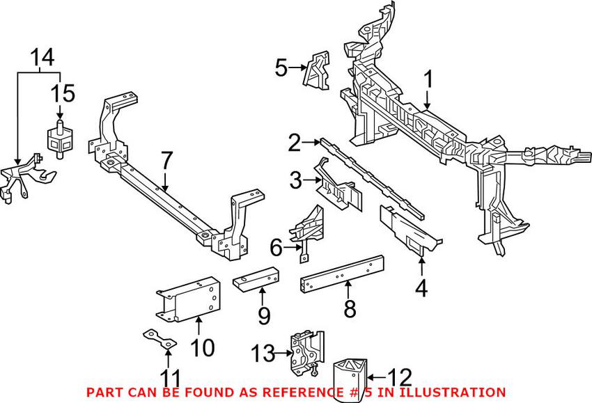 Mercedes Engine Air Intake Hose - Front 2465050830