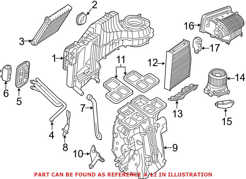 Mercedes Cabin Air Filter (Activated Charcoal) 2468300018