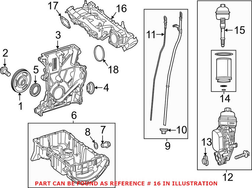 Mercedes Engine Intake Manifold 2700900737