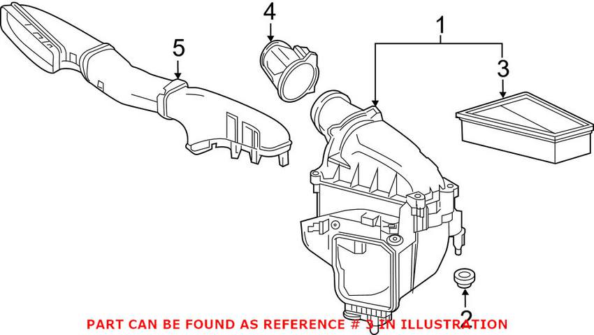 Mercedes Engine Air Filter 2700940004