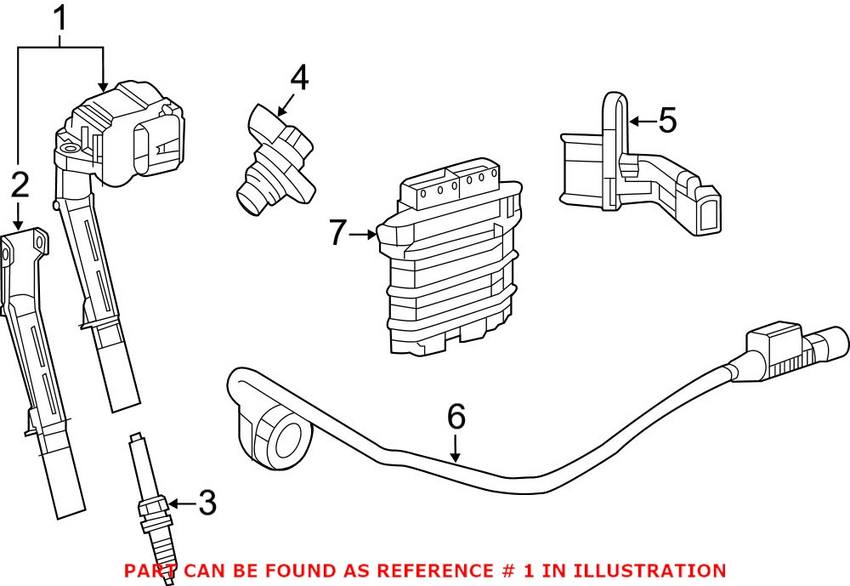 Mercedes Ignition Coil 2749061400