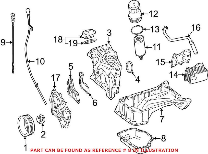 Engine Oil Pan - Lower