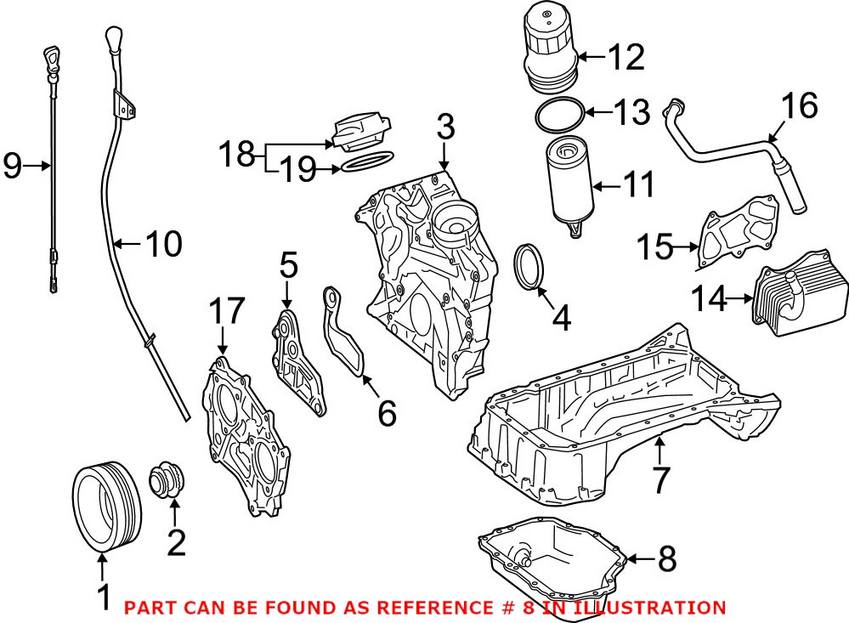 Engine Oil Pan - Lower