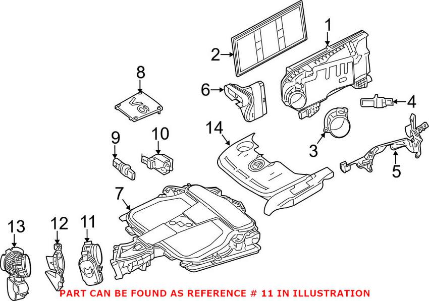 Mercedes Throttle Body 2761410125