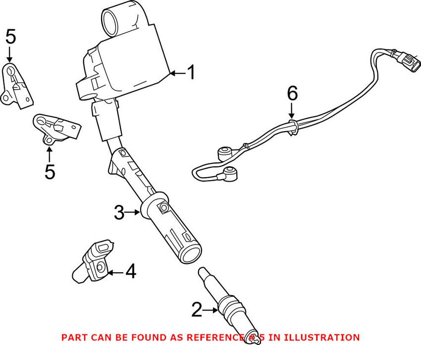 Mercedes Engine Camshaft Position Sensor 2769051000