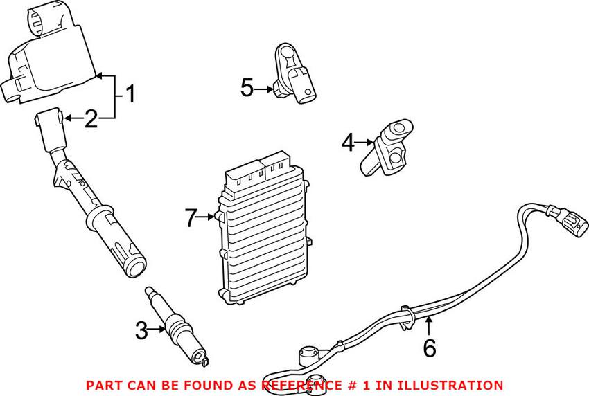 Mercedes Direct Ignition Coil 2769065400