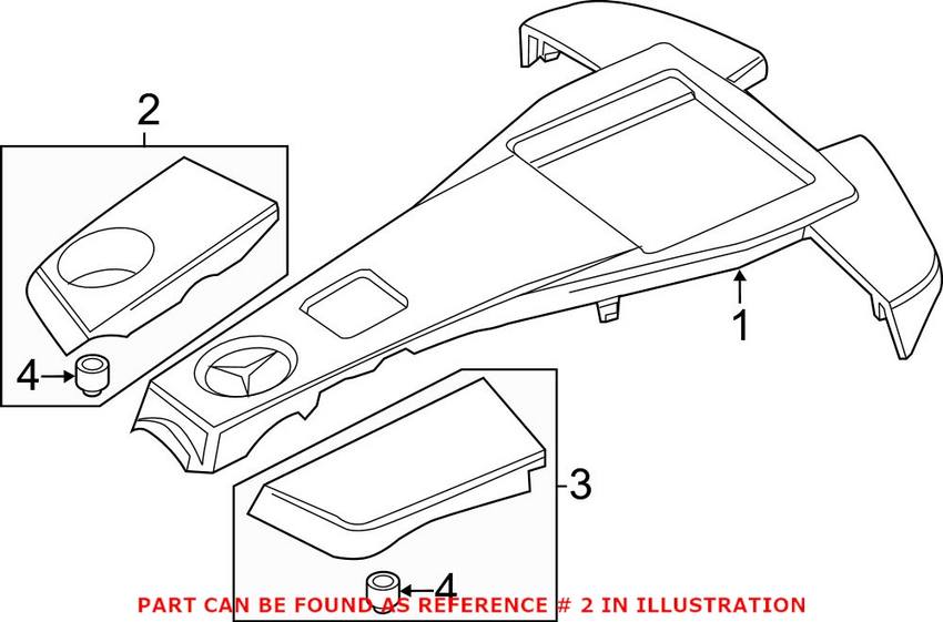 Mercedes Engine Cover - Passenger Right 2780100767