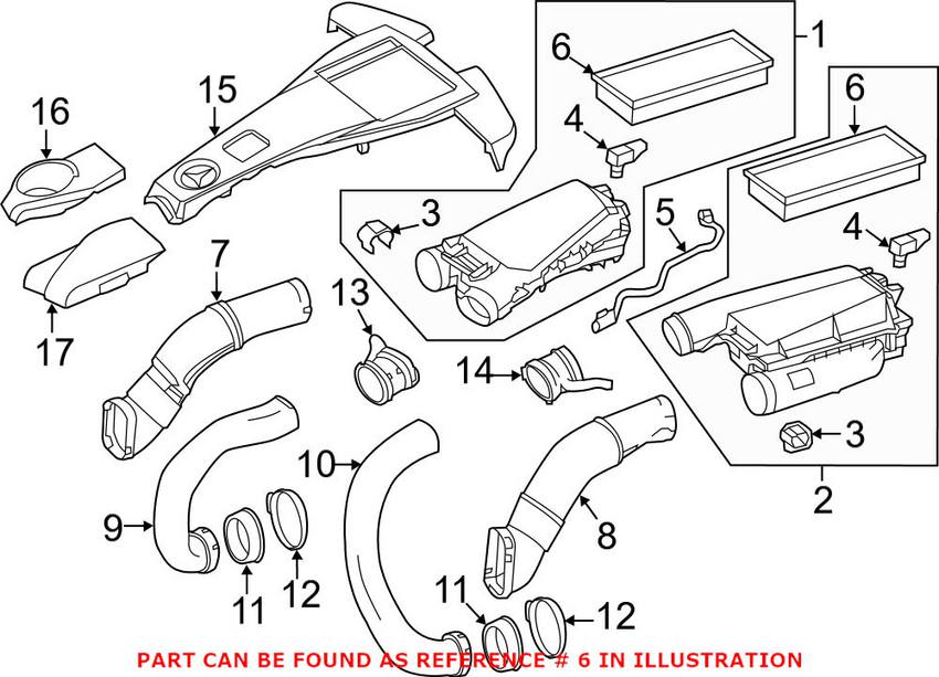 Mercedes Engine Air Filter 2780940004