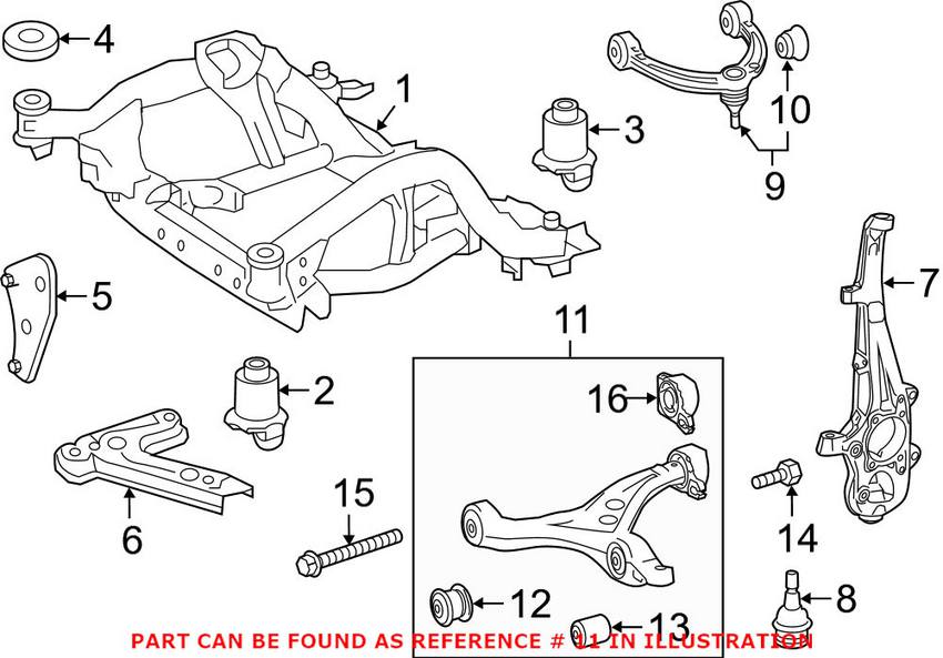 Mercedes Suspension Control Arm - Front Driver Left Lower 2923300700