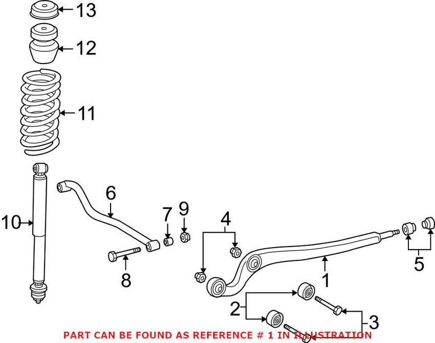 Mercedes Suspension Control Arm - Front 4603300111