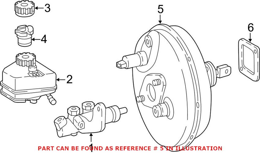 Mercedes Power Brake Booster 4634300108