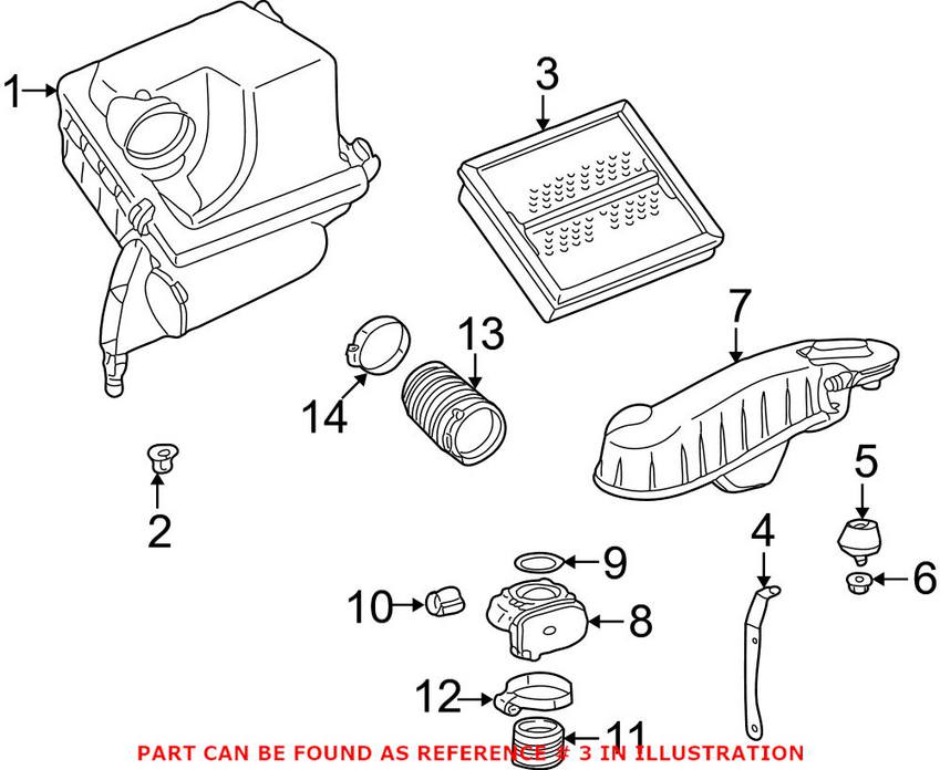 Mercedes Engine Air Filter 6040941904