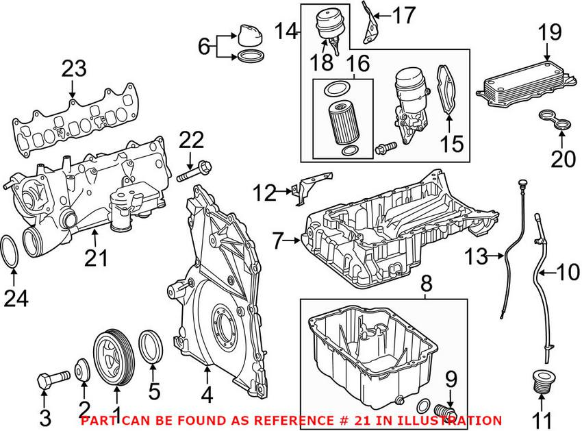 Mercedes Intake Manifold - Passenger Side 6420907837