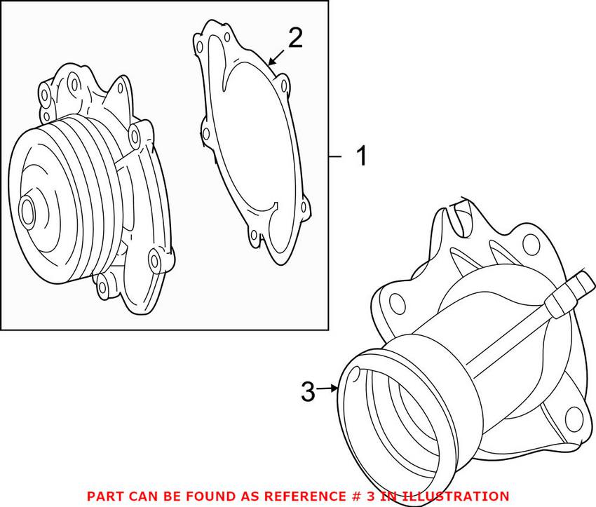 Mercedes Engine Coolant Thermostat (87C) 6422002015