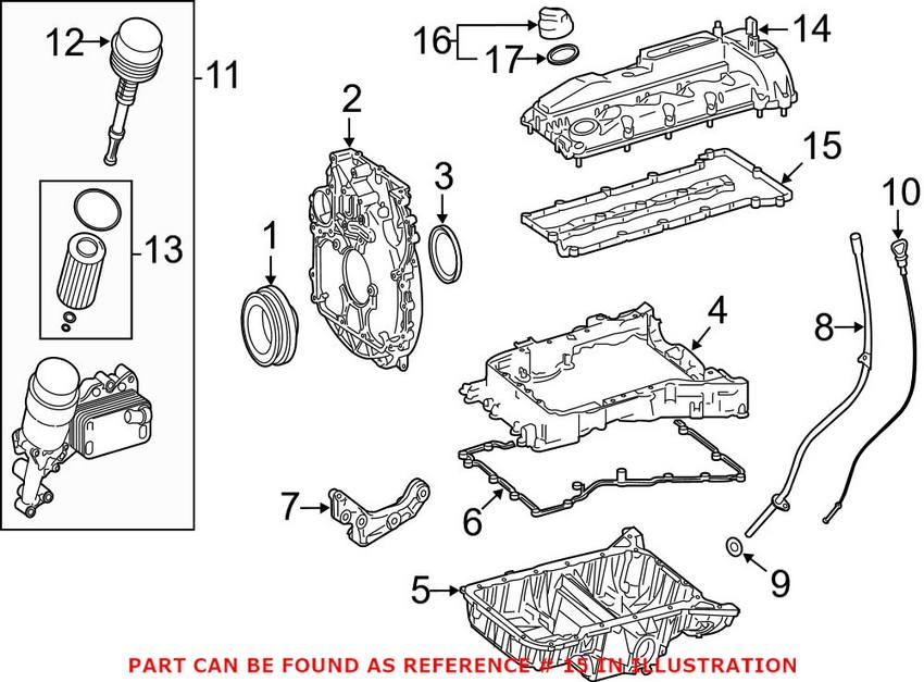 Mercedes Valve Cover Gasket 6510160321