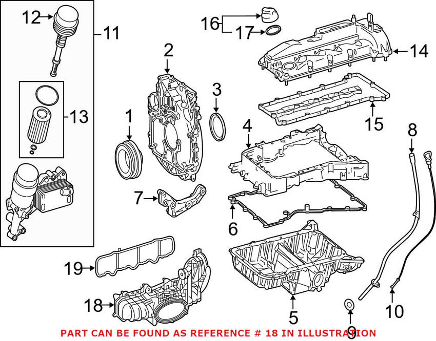 Mercedes Engine Intake Manifold 6510905137