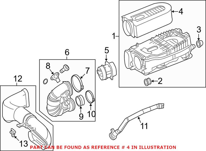 Mercedes Engine Air Filter 6510940104