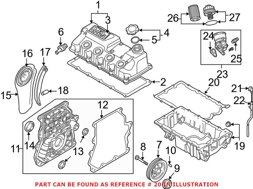 Mini Engine Oil Pan Gasket 11131487221