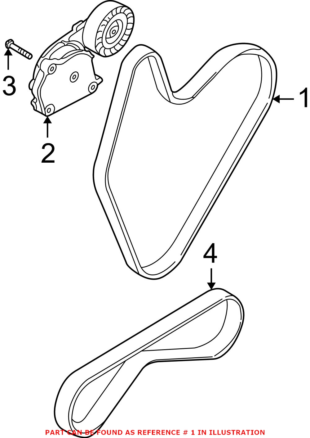 Accessory Drive Belt (6K 1033)