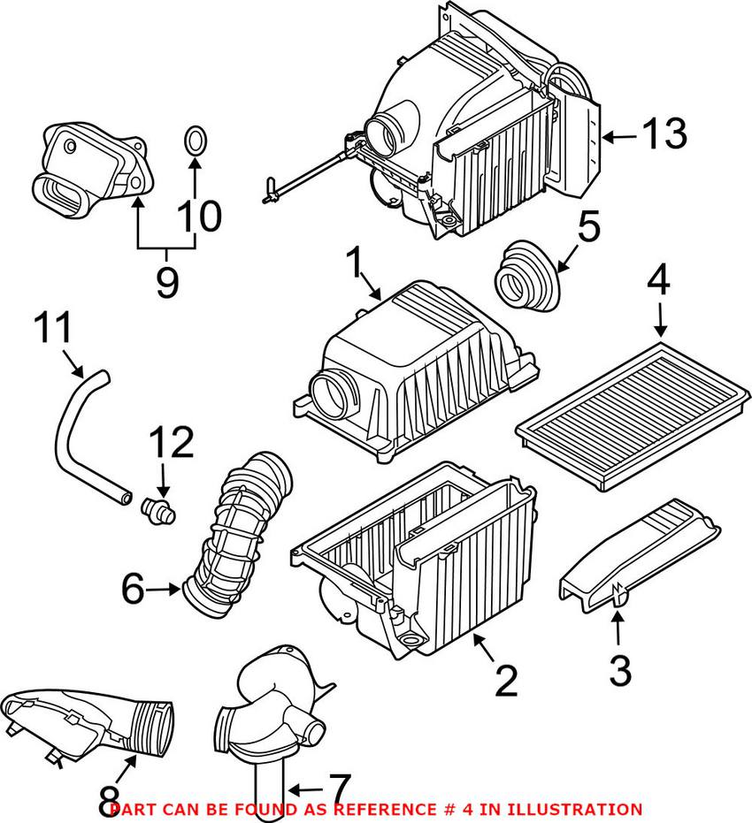 Mini Engine Air Filter 13721491749