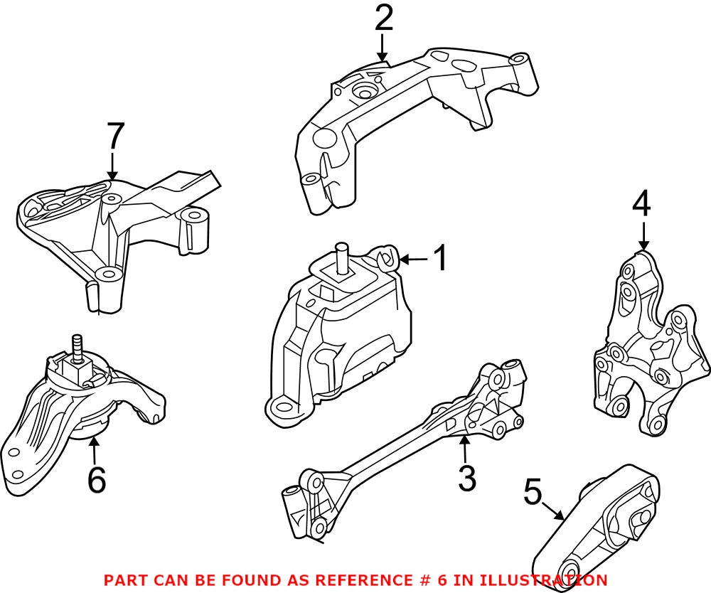 Mini Auto Trans Mount 22316784357