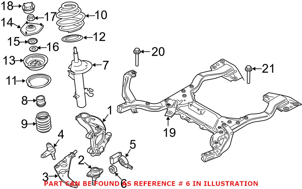 Mini Control Arm Bushing - Front 31126757551