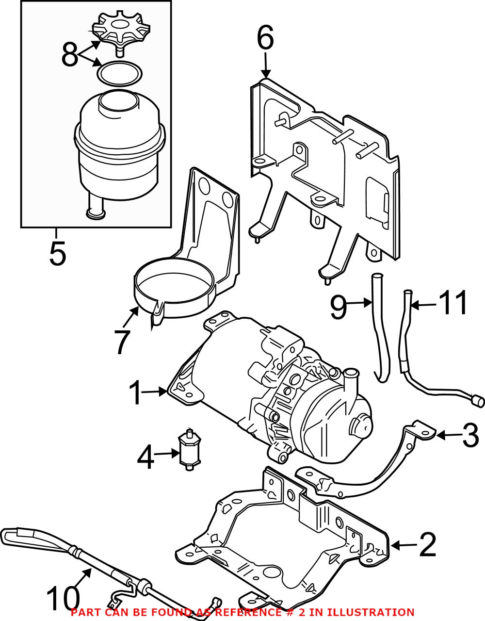 BMW Power Steering Bracket 32416760252