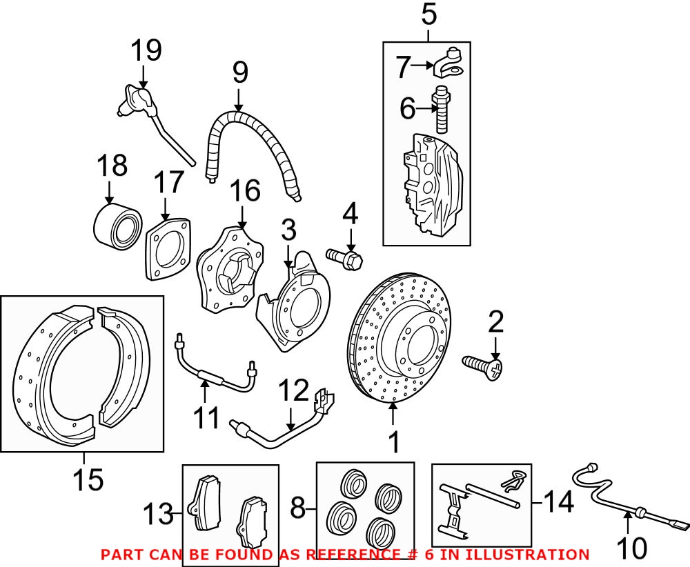 Brake Caliper Bleed Valve Screw Set