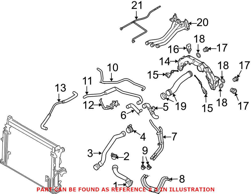 Radiator Hose - Lower