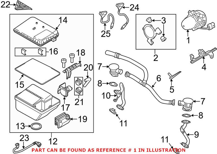 Porsche Secondary Air Injection Pump 95B959253 Genuine Porsche