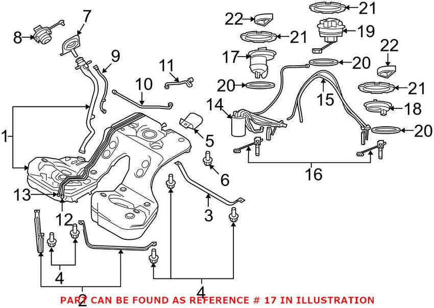 Porsche Fuel Filter 97020142400