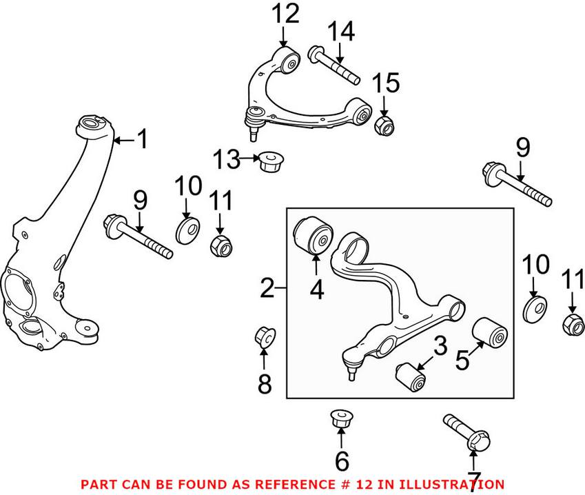 Porsche Control Arm - Front Upper 97034105110