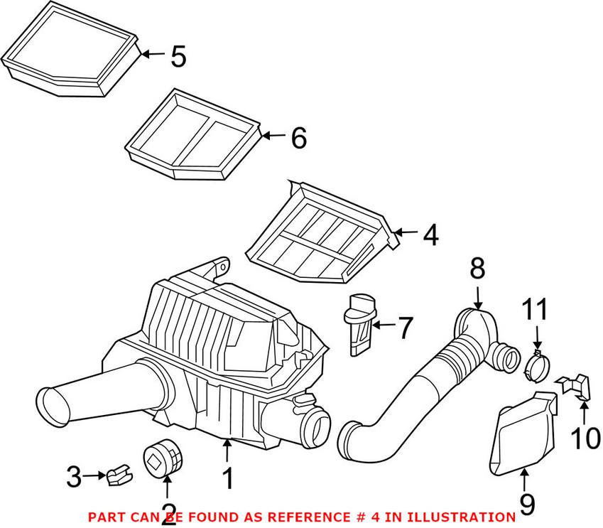 Porsche Engine Air Filter 99611013104