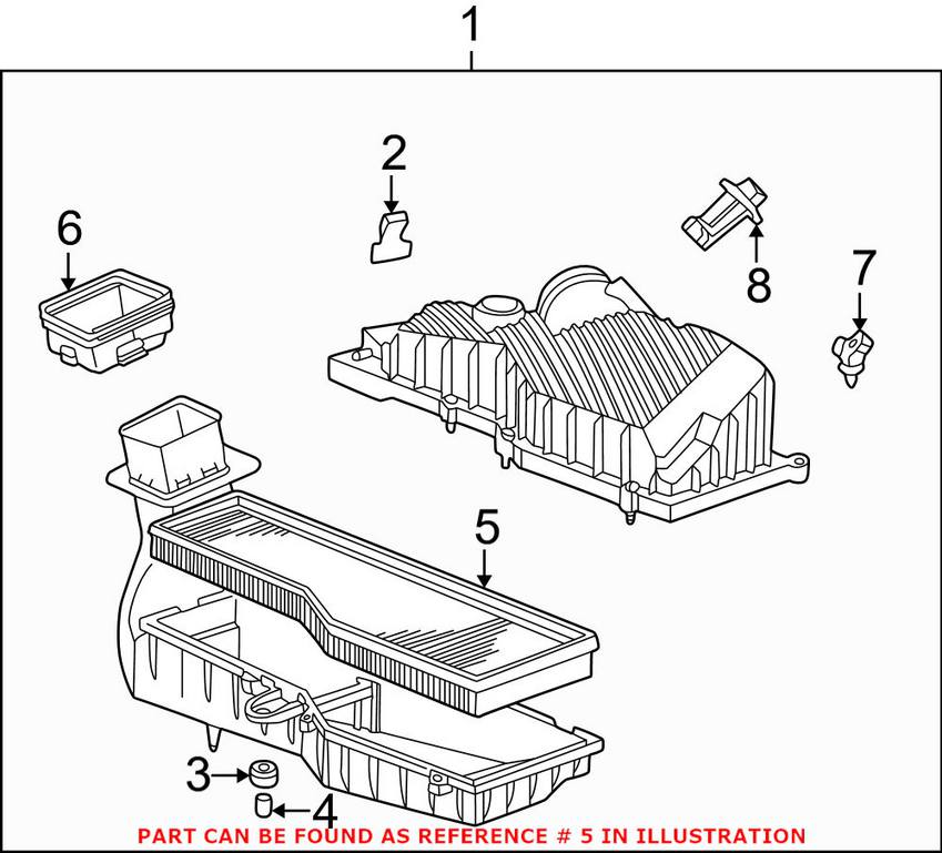 Porsche Engine Air Filter 99611013152