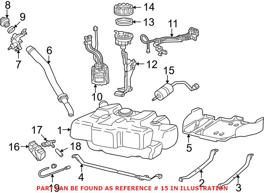 Porsche Fuel Filter 99611025352