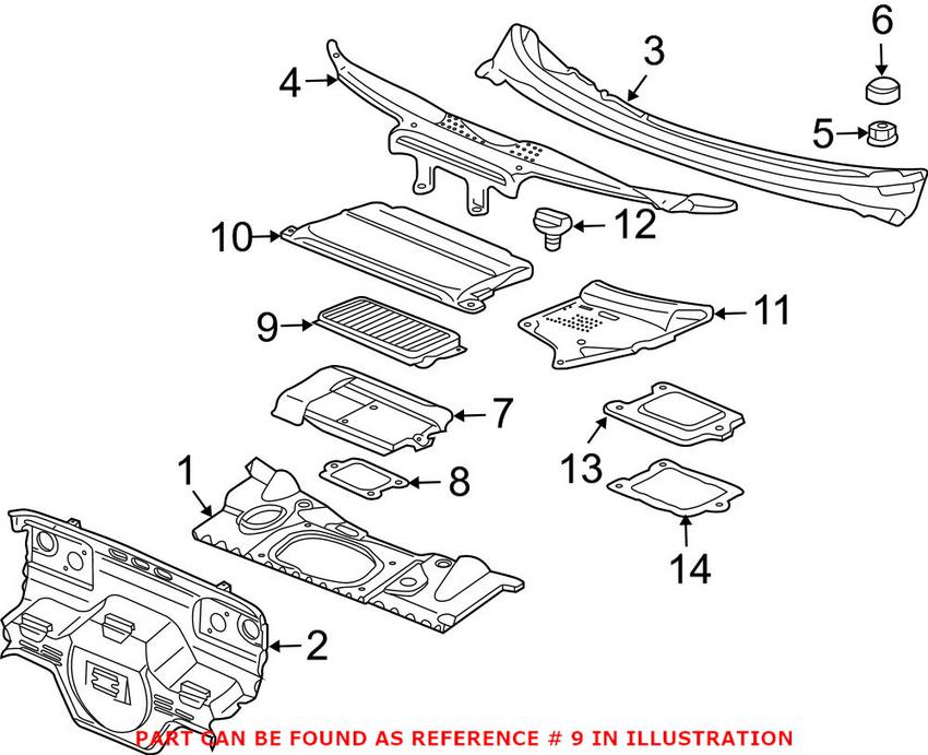 Porsche Cabin Air Filter 99657221902