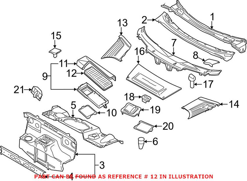 Porsche Cabin Air Filter (Activated Charcoal) 99757121901