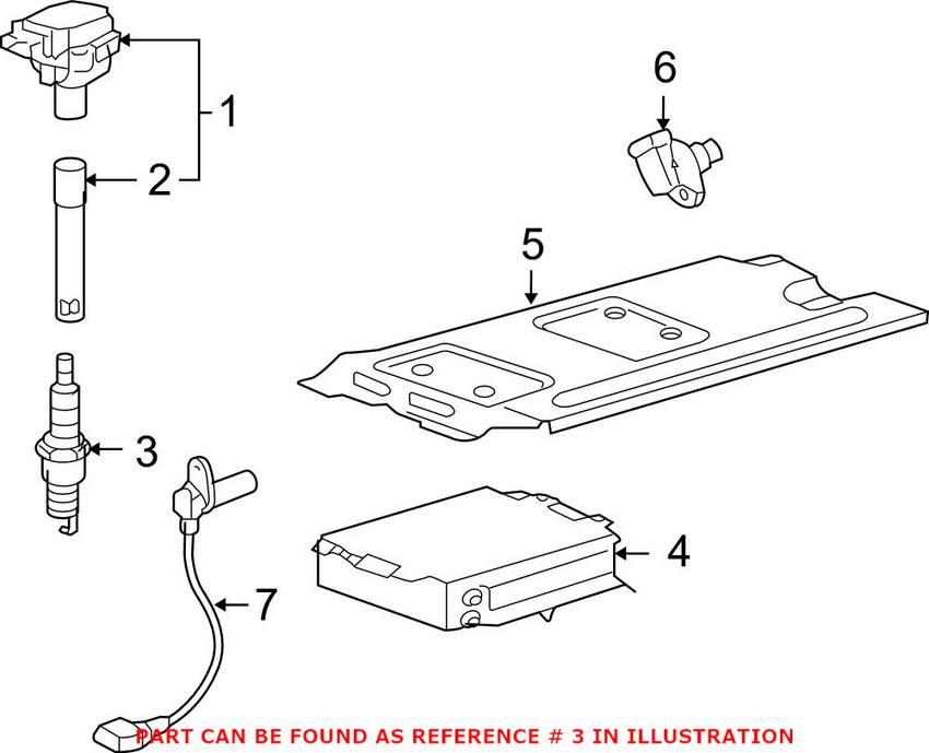 Porsche Spark Plug 99917010390