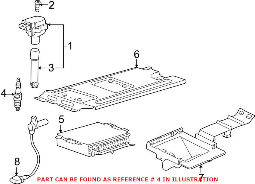 Porsche Spark Plug 99917019590