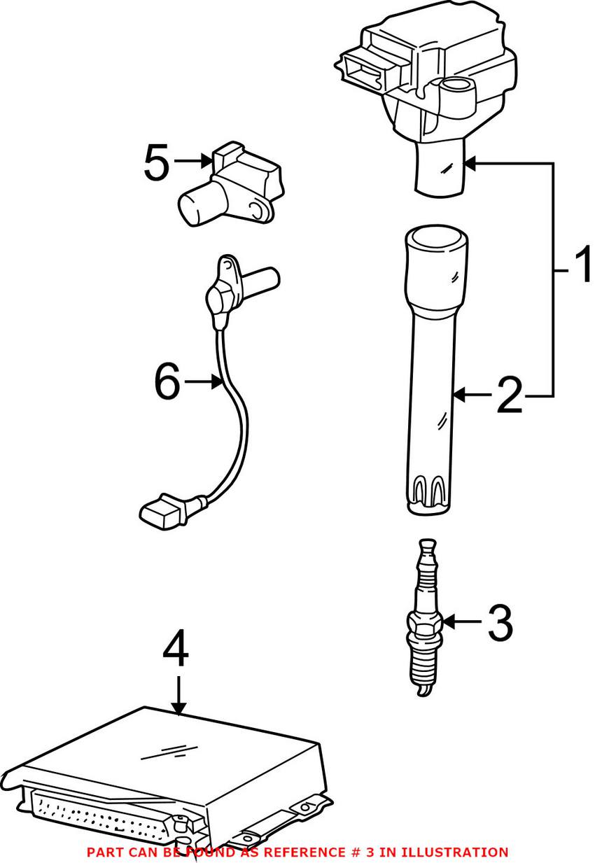 Porsche Spark Plug (Standard OE) 99917020190