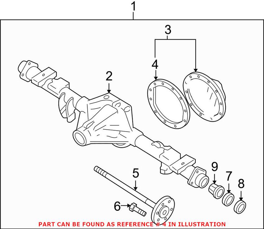 SAAB Differential Cover Gasket - Rear 12479020