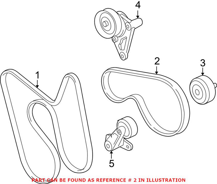 SAAB A/C Belt 12576446